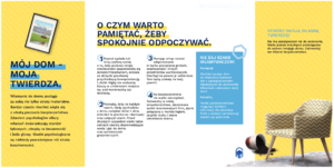 plakat z informacjami o czym warto pamiętać podczas wielkanocy