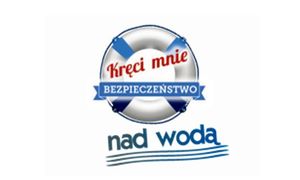 logo z napisem Kręci mnie bezpieczeństwo nad wodą