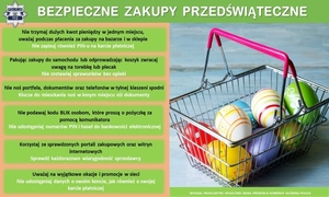 infografika z poradami dotyczącymi zakupów przedświątecznych