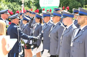 awansowani policjanci podczas święta policji