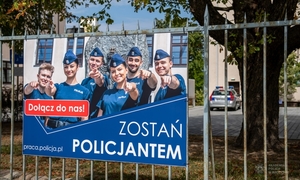 Plakat zostań Policjantem