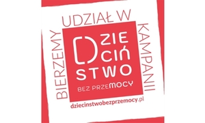 logo kampanii dzieciństwo bez przemocy