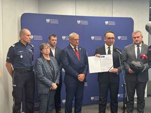 przedstawiciele Krajowej Rady Bezpieczeństwa Ruchu Drogowego