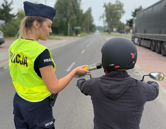 policyjna kontrola stanu trzeźwości kierującego