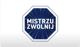 logo kampanii Mistrzu zwolnij