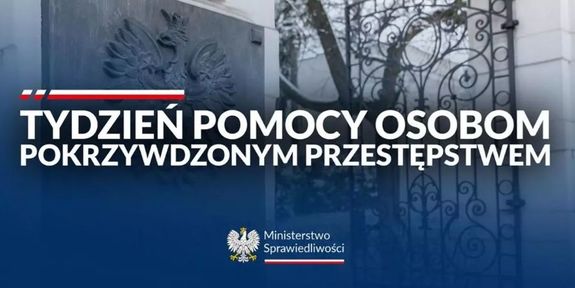 plakat Tygodnia Pomocy Osobom Pokrzywdzonym Przestępstwem