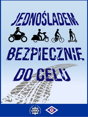 grafika jednośladem bezpiecznie do celu