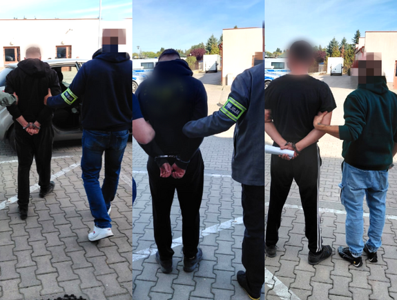 zatrzymani męzczyźni