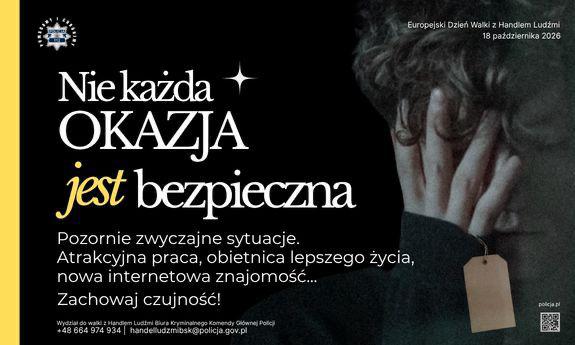 grafika dotycząca handlu ludźmi